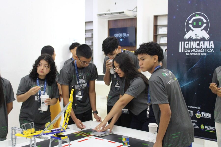 Gincana de Robótica da cidade de Tefé